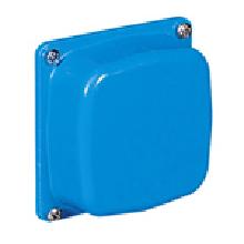 COPERCHIO ALTO CIECO 185X185MM ALLUM.IP67 - PALAZZOLI 515313 - PALAZZOLI 515313 product photo