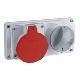 PRESA INC.IBL.ORIZZ.3P+N+T 16A 400V IP44 - PALAZZOLI 493146 - PALAZZOLI 493146 product photo Photo 01 2XS