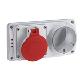 PRESA INC.IBL.ORIZZ.3P+N+T 32A 400V IP67 - PALAZZOLI 494246 - PALAZZOLI 494246 product photo Photo 01 2XS