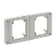 FLANGIA X 2 PRESE TOPTER/2 CALOTTE DOMOTER - PALAZZOLI 579718 - PALAZZOLI 579718 product photo Photo 01 2XS