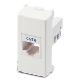 DOMOTER FR. PRESA RJ45 CAT 6 FTP 1 MOD - PALAZZOLI 630082 - PALAZZOLI 630082 product photo Photo 01 2XS