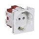 PRESA MODUL.2P+T 10/16A UNIVERS.250V - PALAZZOLI 643216 - PALAZZOLI 643216 product photo Photo 01 2XS