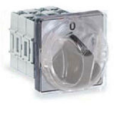 COMM.LINEA.RETROQ.MANOP.NERO 67X67MM 4P 63A IP65 - PALAZZOLI 217634 - PALAZZOLI 217634 product photo Photo 01 3XL