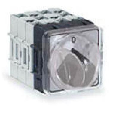 INVERT.MARCIA 48X48MM 3P 16A RETROQ.MAN.NERO IP65 - PALAZZOLI 221163 - PALAZZOLI 221163 product photo Photo 01 3XL