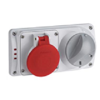 PRESA INC.IBL.ORIZZ.3P+N+T 32A 400V IP67 - PALAZZOLI 494246 - PALAZZOLI 494246 product photo Photo 01 3XL
