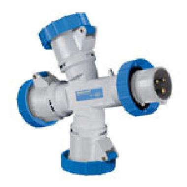 MOLTIP.3U 3P+T 32A 380V 6H IP67 - PALAZZOLI 753236 - PALAZZOLI 753236 product photo Photo 01 3XL