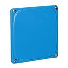 COPERCHIO BASSO CIECO 185X185MM ALLUM.IP67 - PALAZZOLI 515300 - PALAZZOLI 515300 product photo