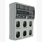 QUAD.C/PORT.TRASP PAR.X 6 PX FISSE 350X456MM IP66 - PALAZZOLI 579826 - PALAZZOLI 579826 product photo