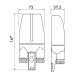 MODULO RICEVITORE SEGNALE ORARIO DEF - PERRY ELECTRIC 1PARXDCF77 product photo Photo 03 2XS
