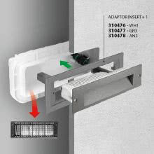 INSERT+1 INC.LED 7W 3K GRIG.MET.OTT.ASIM.MED.IP65 - PRISMA PERFORMANCE IN LIGHTING 304116 - PRISMA PERFORMANCE IN LIGHTING 304116 product photo