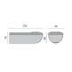 PRISMA 8480 - LAMPADA PARETE/SOFFITTO UP-LINK E27 BIANCO - PRISMA PERFORMANCE IN LIGHTING 8480 product photo Photo 02 2XS