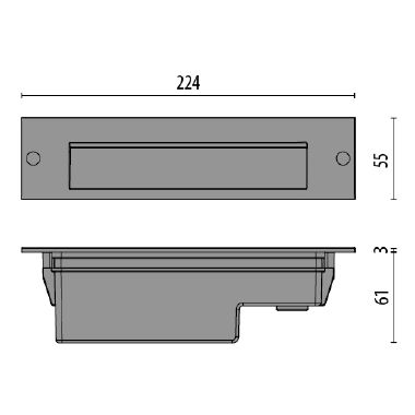 INSERT+1 INC.LED 7W 3K GRIG.MET.OTT.ASIM.MED.IP65 - PRISMA PERFORMANCE IN LIGHTING 304116 - PRISMA PERFORMANCE IN LIGHTING 304116 product photo Photo 08 3XL