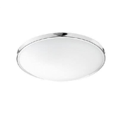 PLAFONIERA CON VETRO SATINATO - ROSSINI ILLUMINAZIONE 10632-40-CR product photo