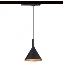 SOSP.E14 PER B.MONOFASE NERO ORO SA - ROSSINI ILLUMINAZIONE ASI104N product photo