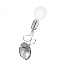 LAMPADA PARETE METALLO CROMATO - ROSSINI ILLUMINAZIONE A/2598/1 product photo