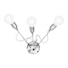 LAMPADA PARETE METALLO CROMATO - ROSSINI ILLUMINAZIONE A/2598/3 product photo