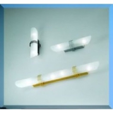 APPLIQUE L.60CM 4X7W E14 MET.OTT.LUC..VETRO SATINATO - ROSSINI ILLUMINAZIONE A/2708/2/OL product photo