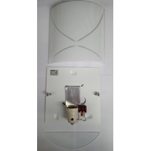 LAMPADA DA PARETE IN VETRO SATINATO - ROSSINI ILLUMINAZIONE A.3657 product photo
