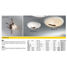 APPLIQUE 7W E14 MET.LAVOR.DIFF.VTR AMBRA SX - ROSSINI ILLUMINAZIONE A/880/1/SX product photo