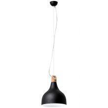 SOSPENSIONE E27 NERO SMALL 1X40W - ROSSINI ILLUMINAZIONE BEL001N product photo
