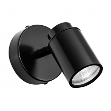 LAMPADA PARETE GU10 NERO 1X35W - ROSSINI ILLUMINAZIONE BEO001N product photo