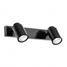 LAMPADA PARETE GU10 NERO 2X35W - ROSSINI ILLUMINAZIONE BEO002N product photo