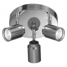 LAMPADA SOFFITTO GU10 CROMO 3X35W - ROSSINI ILLUMINAZIONE BEO004CR product photo