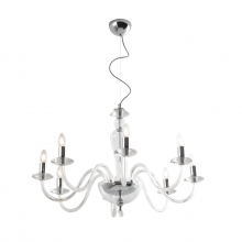 SOSP. 8 LUCI IN VETRO TRASPARTENTE - ROSSINI ILLUMINAZIONE CRI001CRI product photo