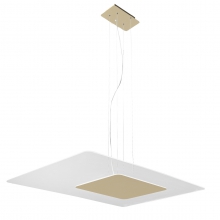 SOSPENSIONE LED  2700K ORO SAT 40W - ROSSINI ILLUMINAZIONE CRY004OS product photo