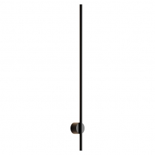 LAMPADA PARETE LED 3K NERO 9W - ROSSINI ILLUMINAZIONE DAS102N product photo