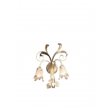 APPLIQUE AVORIO ORO CON VETRI - ROSSINI ILLUMINAZIONE REG005 product photo