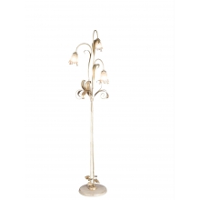 LAMPADA TERRA AVORIO ORO CON VETRI - ROSSINI ILLUMINAZIONE REG006 product photo