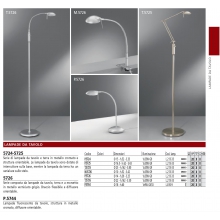 LAMPADA TERRA LED 3X1W - ROSSINI ILLUMINAZIONE T.6563-GR product photo