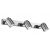 LAMPADA PARETE GU10 CROMO 3X35W - ROSSINI ILLUMINAZIONE BEO003CR product photo Photo 01 2XS
