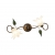 APPLIQUE MARRONE 2 LUCI - ROSSINI ILLUMINAZIONE CIL104MA product photo Photo 01 2XS