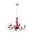 SOSP. 6 LUCI IN VETRO RUBINO - ROSSINI ILLUMINAZIONE CRI002RU product photo Photo 01 2XS