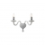 APPLIQUE 2 LUCI IN VETRO BIANCO - ROSSINI ILLUMINAZIONE CRI003B product photo Photo 01 2XS