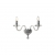 APPLIQUE 2 LUCI IN VETRO TRASP. - ROSSINI ILLUMINAZIONE CRI003CRI product photo Photo 01 2XS