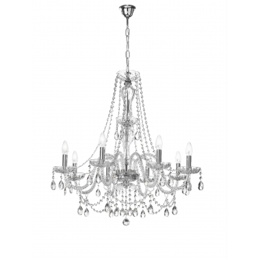 SOSPENSIONE IN VETRO CRISTALLO - ROSSINI ILLUMINAZIONE 2021-8 product photo Photo 01 3XL