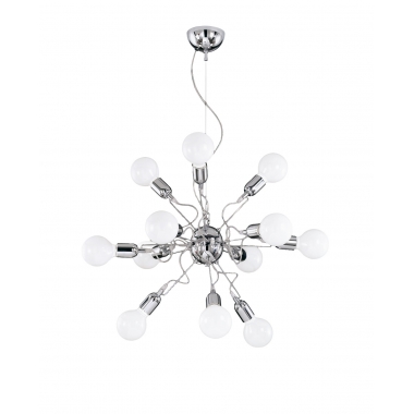 SOSPENSIONE IN METALLO CROMATO - ROSSINI ILLUMINAZIONE 2597-12 product photo Photo 01 3XL