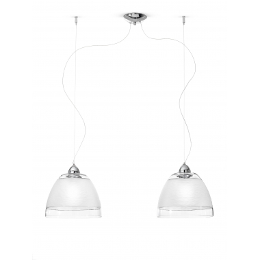 SOSPENSIONE CON VETRO - ROSSINI ILLUMINAZIONE 3644-2-SAT product photo Photo 01 3XL