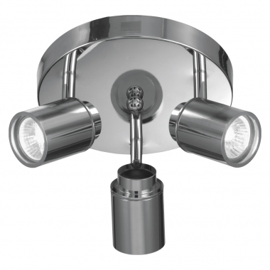 LAMPADA SOFFITTO GU10 CROMO 3X35W - ROSSINI ILLUMINAZIONE BEO004CR product photo Photo 01 3XL