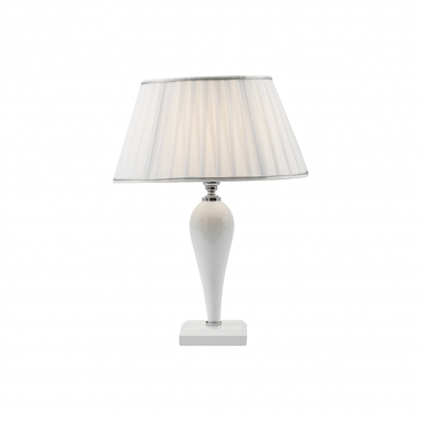 LAMPADA DA TAVOLO IN VETRO BIANCO - ROSSINI ILLUMINAZIONE CRI004B product photo Photo 01 3XL