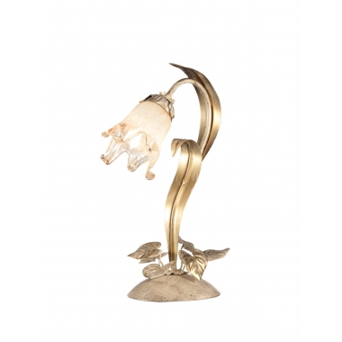 LAMPADA TAVOLO AVORIO ORO CON VETRI - ROSSINI ILLUMINAZIONE REG007 product photo Photo 01 3XL