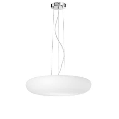 SOSPENSIONE IN VETRO BIANCO A LED - ROSSINI ILLUMINAZIONE S.10470-LED product photo Photo 01 3XL