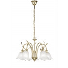 LAMPADARIO VETRI SATINATI - ROSSINI ILLUMINAZIONE 3788-5-OL product photo