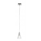 SOSP.D.11CM 7W E14 MET.NICK.DIFF.VTR.CAVO TRASP - ROSSINI ILLUMINAZIONE 5704/1 product photo