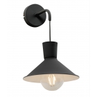 APPLIQUE E27 IN METALLO NERO - ROSSINI ILLUMINAZIONE AIN002N product photo