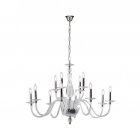 SOSPENSIONE CRISTALLO E24 8+4 40W - ROSSINI ILLUMINAZIONE AMA008 product photo