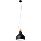 SOSPENSIONE E27 NERO SMALL 1X40W - ROSSINI ILLUMINAZIONE BEL001N product photo